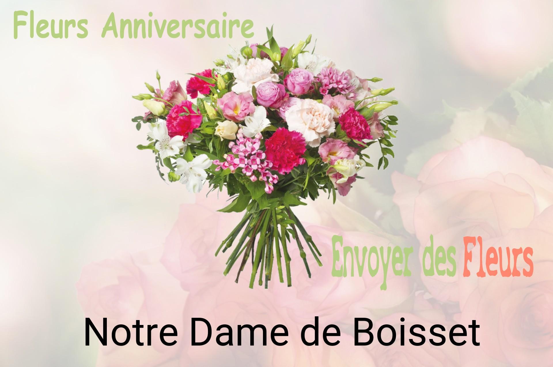 Bouquet de fleurs d’anniversaire livré à Notre-Dame-de-Boisset